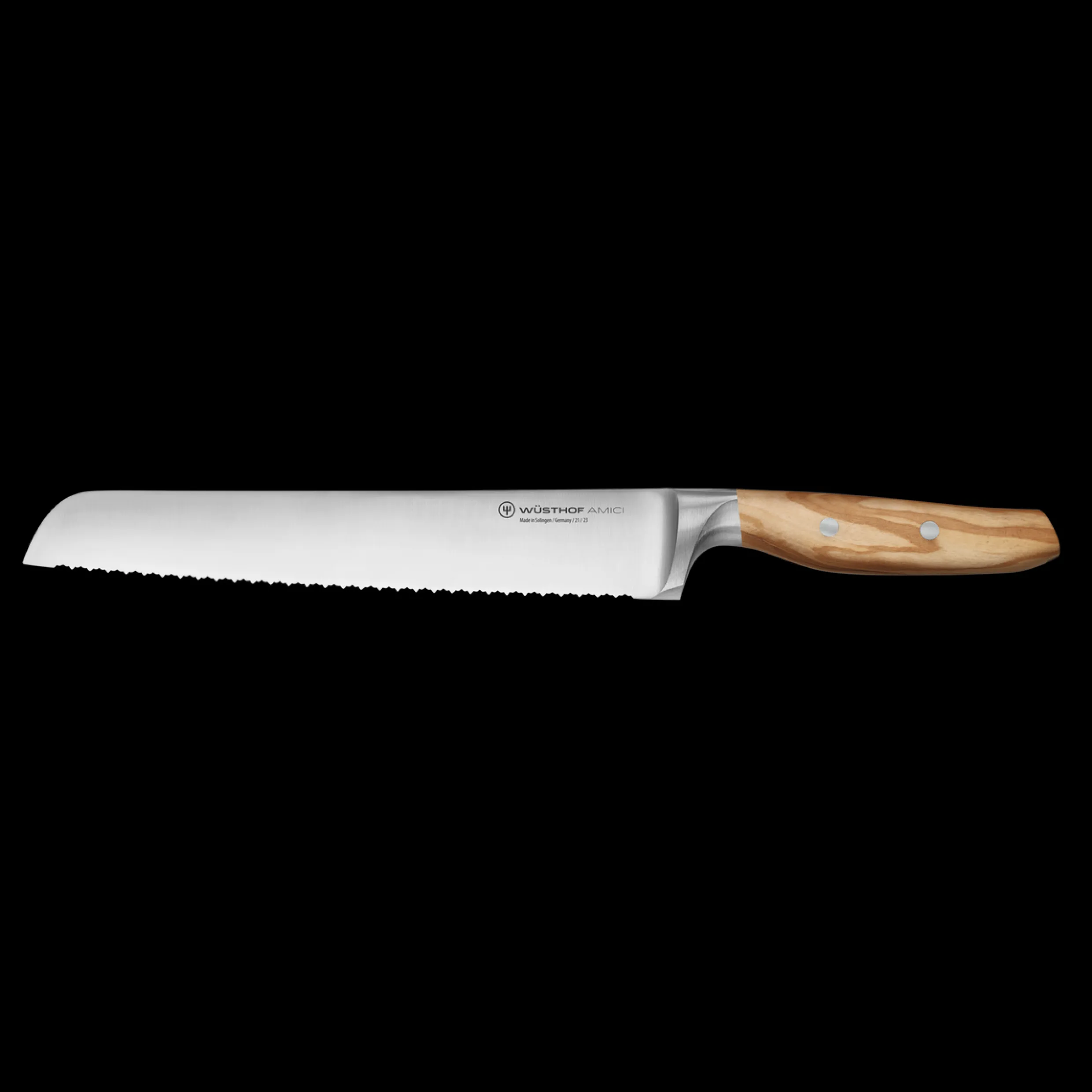 Amici 9" Precision Double-Serrated Bread Knife