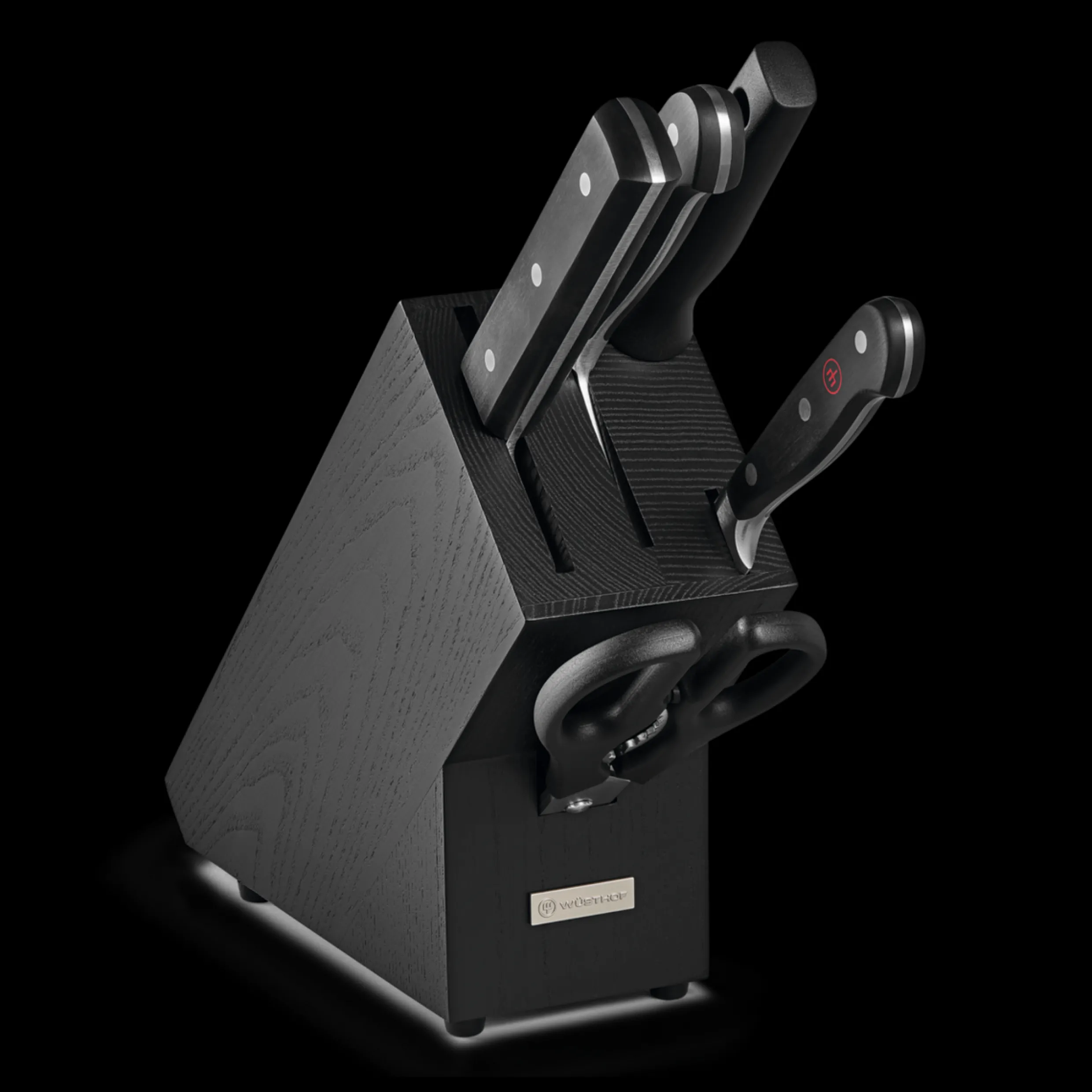 Classic 6-Piece Asian Knife Block Set