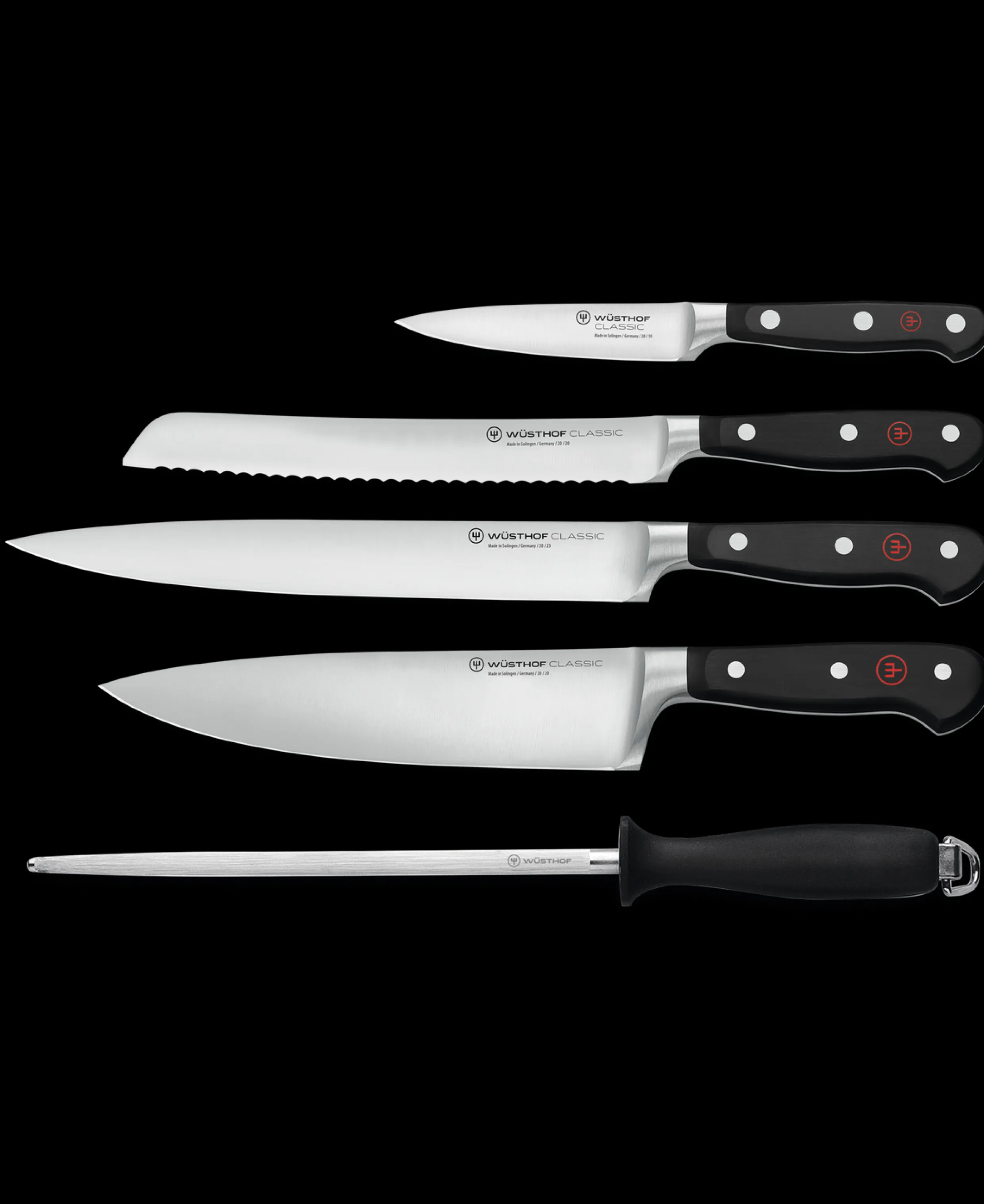 Classic 5-Piece Chef's Knife Set