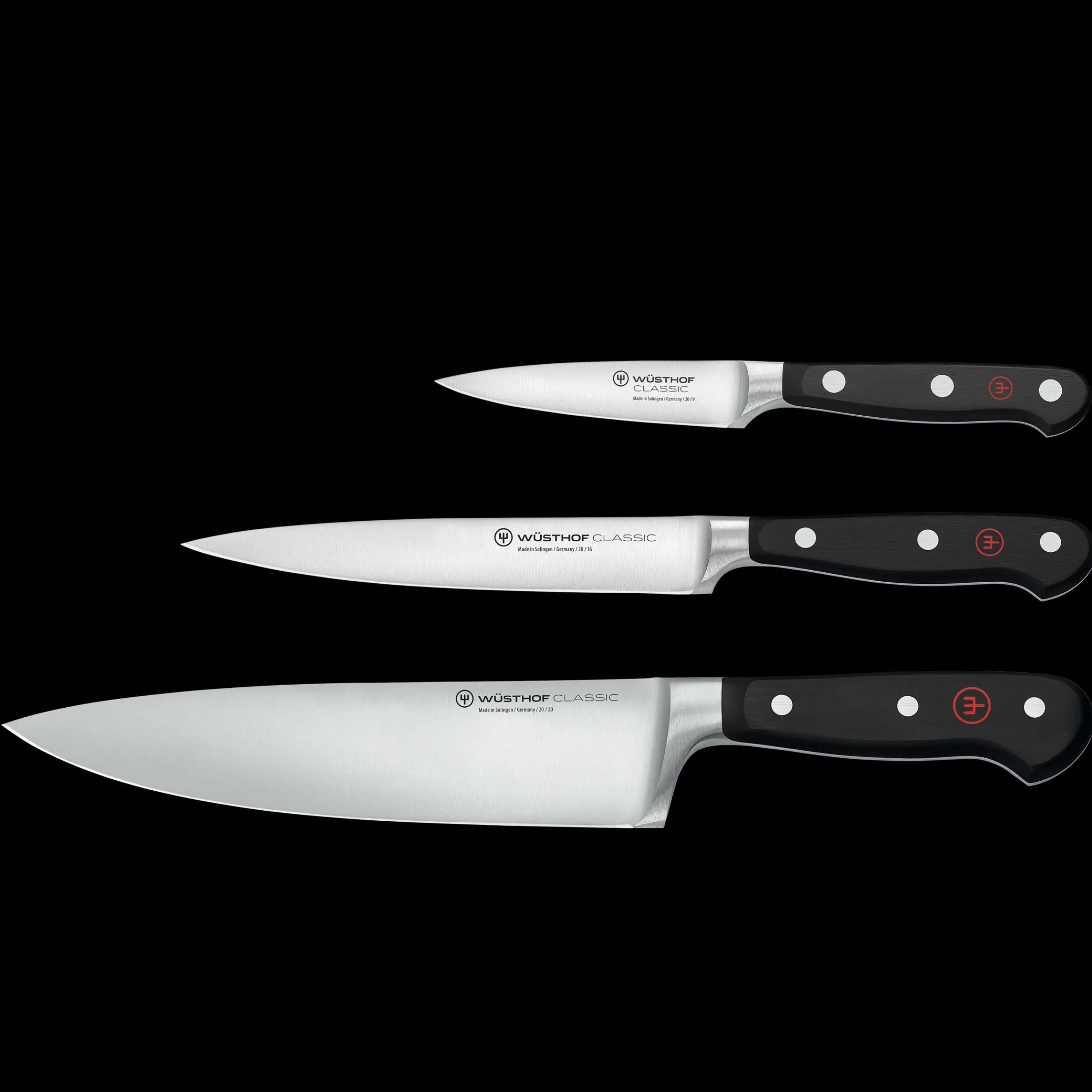 Classic 3-Piece Chef's Knife Set