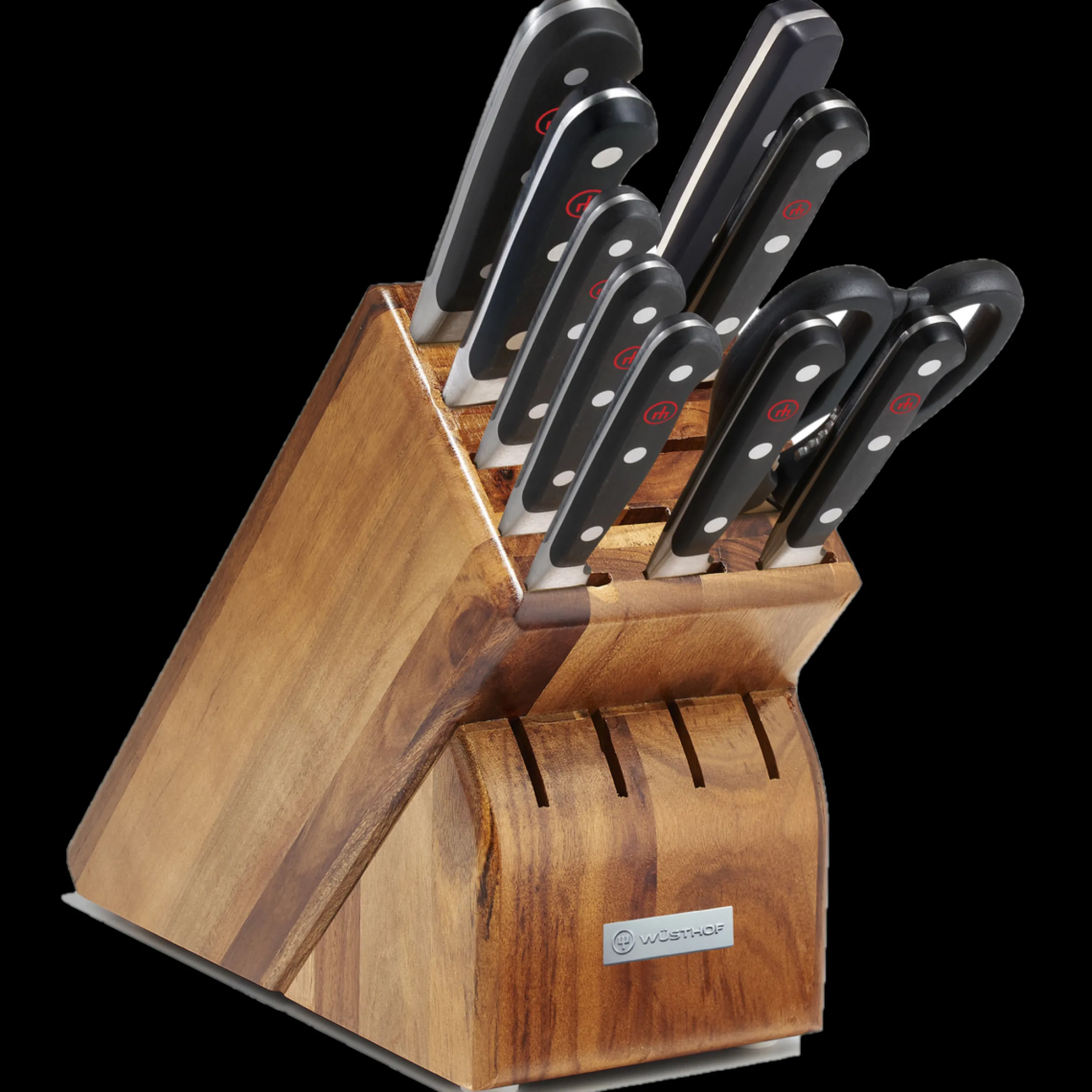 Classic 11-Piece Knife Block Set, Acacia