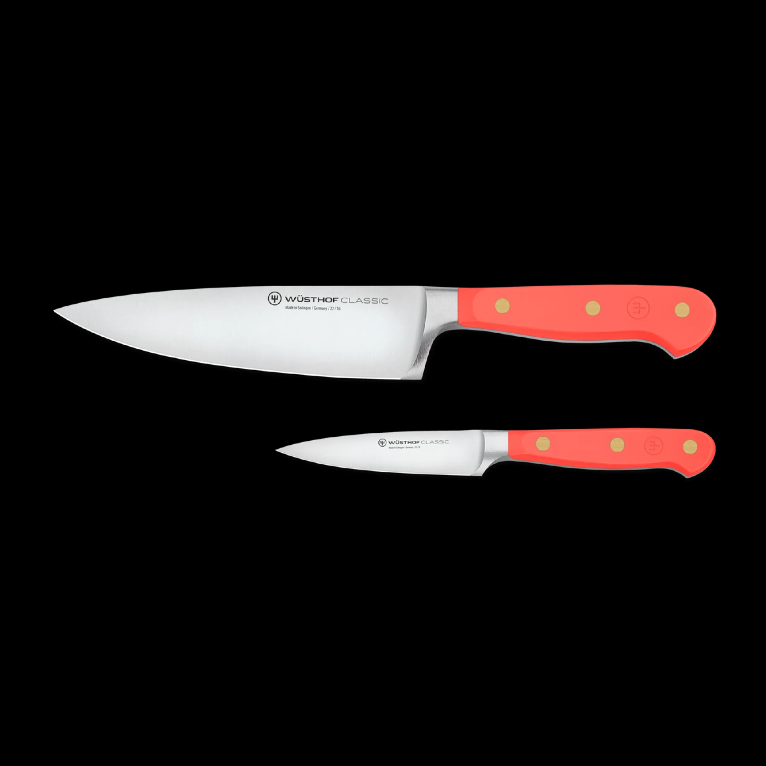 Classic 2-Piece Knife Set - Coral Peach