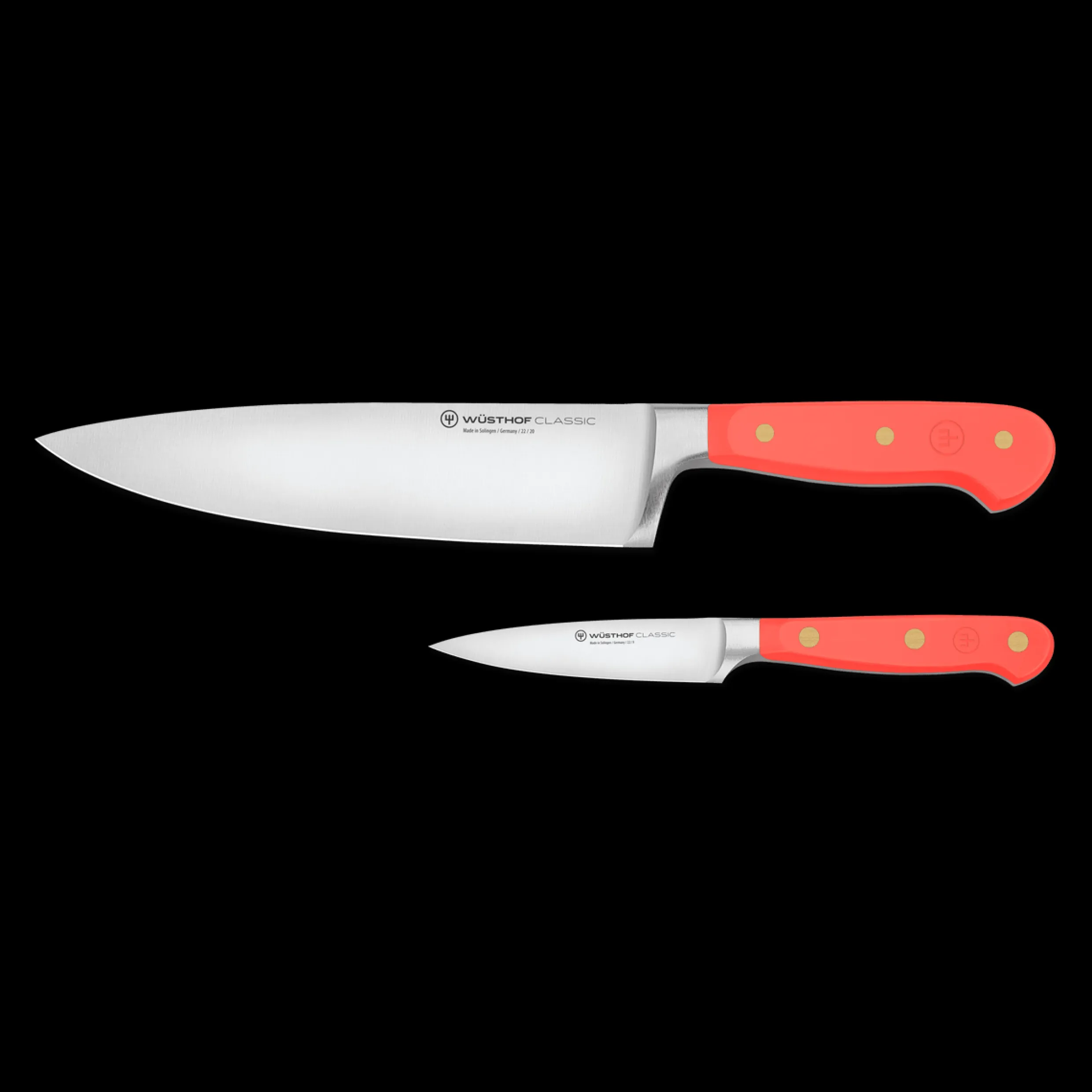 Classic 2-Piece Starter Knife Set - Coral Peach