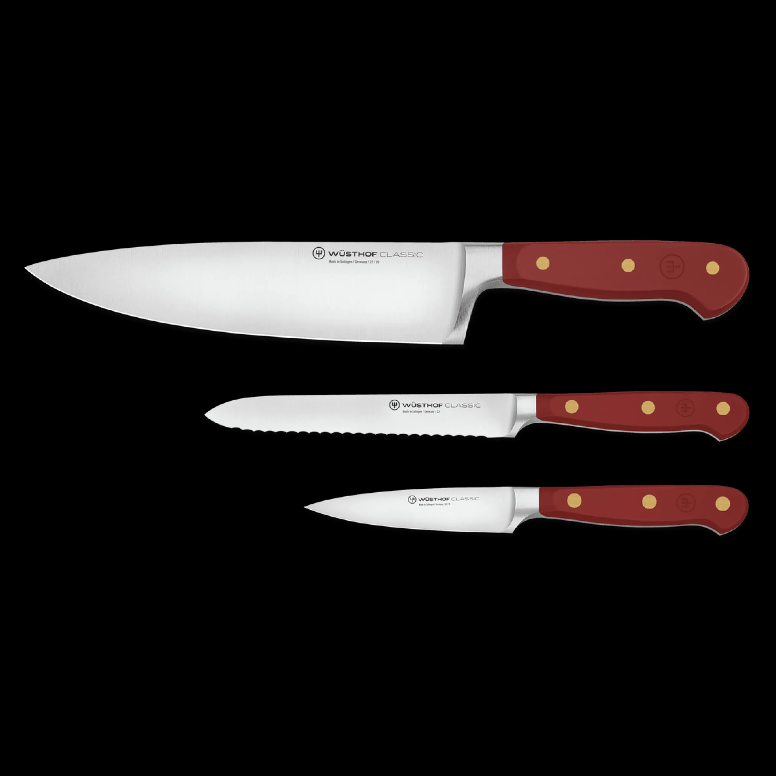 Classic 3-Piece Utility Knife Set - Tasty Sumac