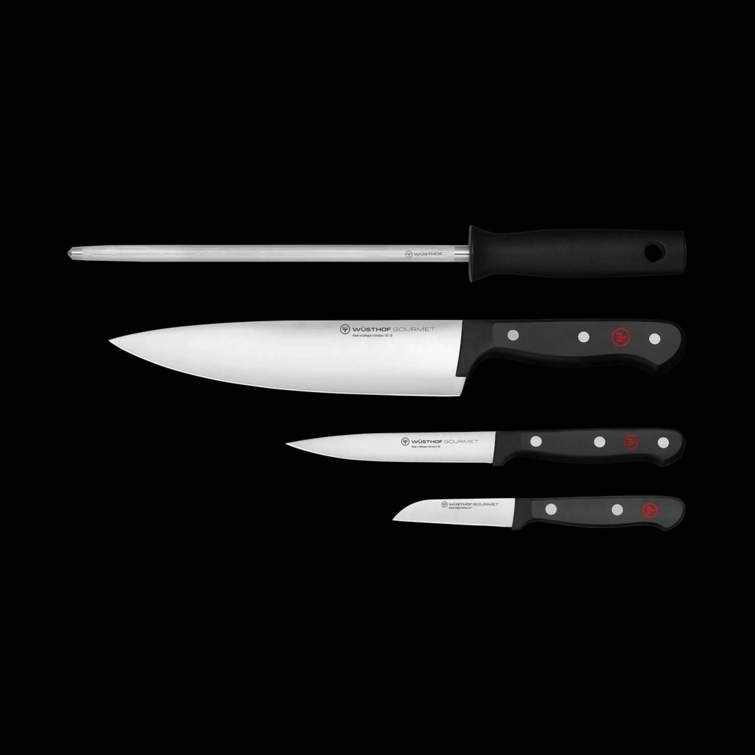 Gourmet 4-Piece Chef's Knife Set