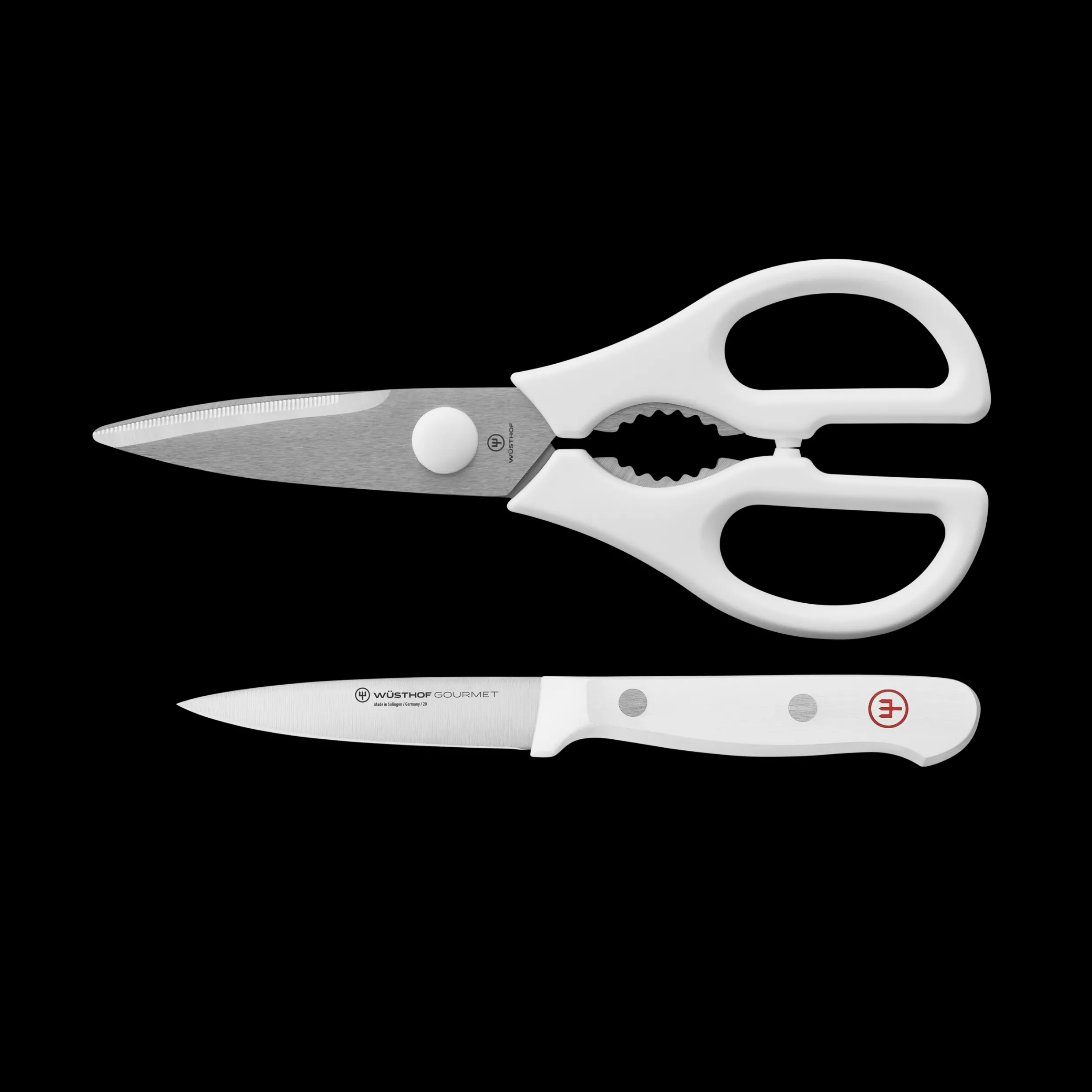 Gourmet 2-Piece Paring Knife and Shears Utility Set