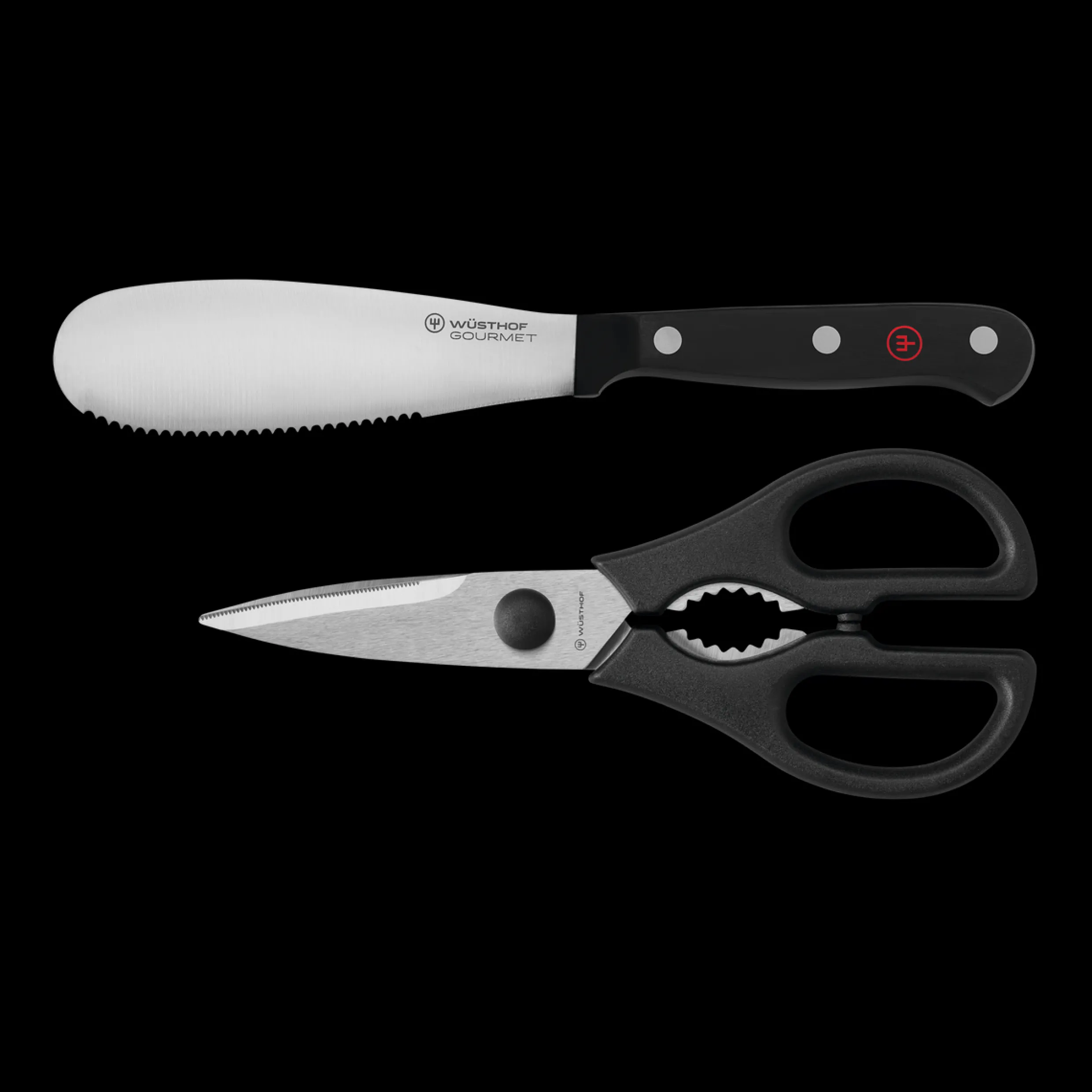 Gourmet 2-Piece Spreader and Shears Set