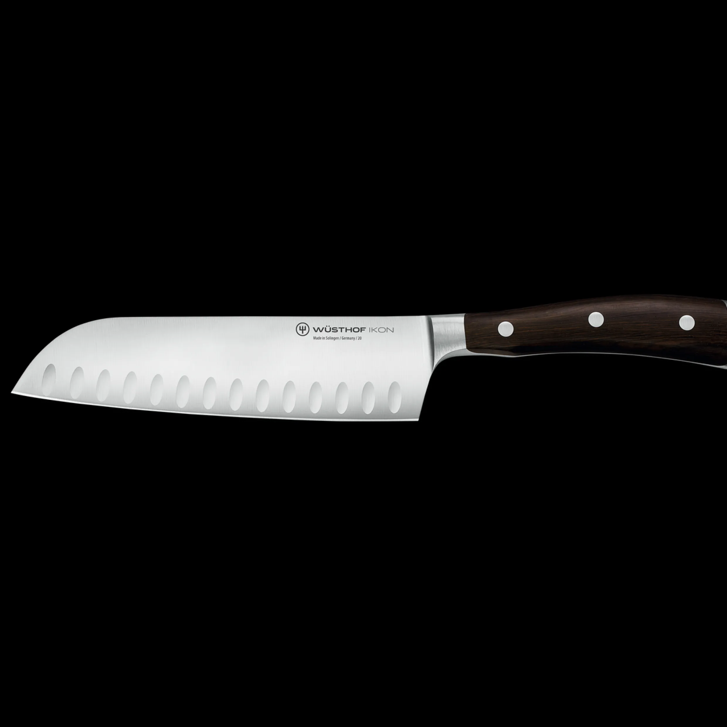 Ikon 7" Hollow Edge Santoku