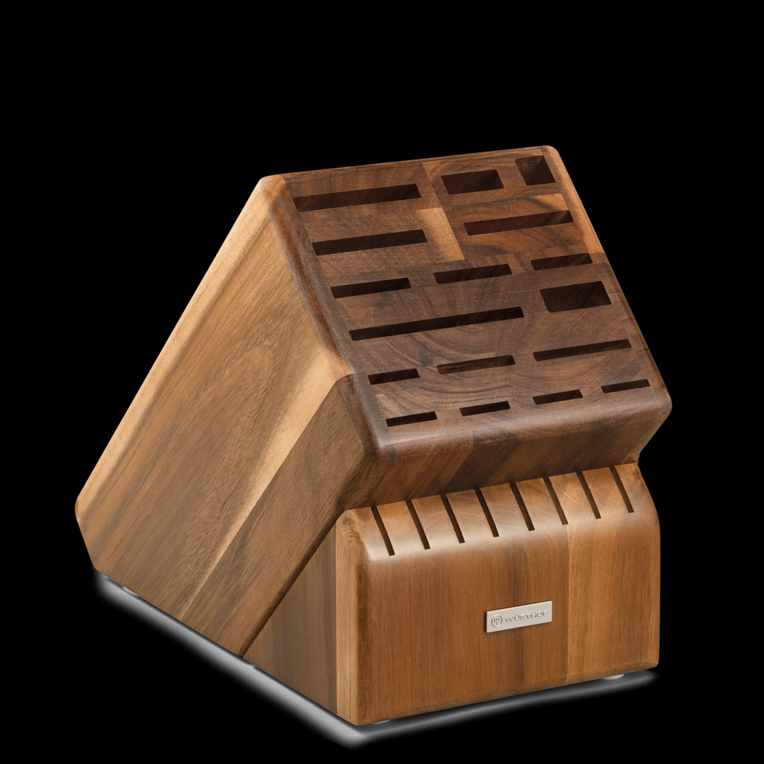 25-Slot Acacia Knife Block