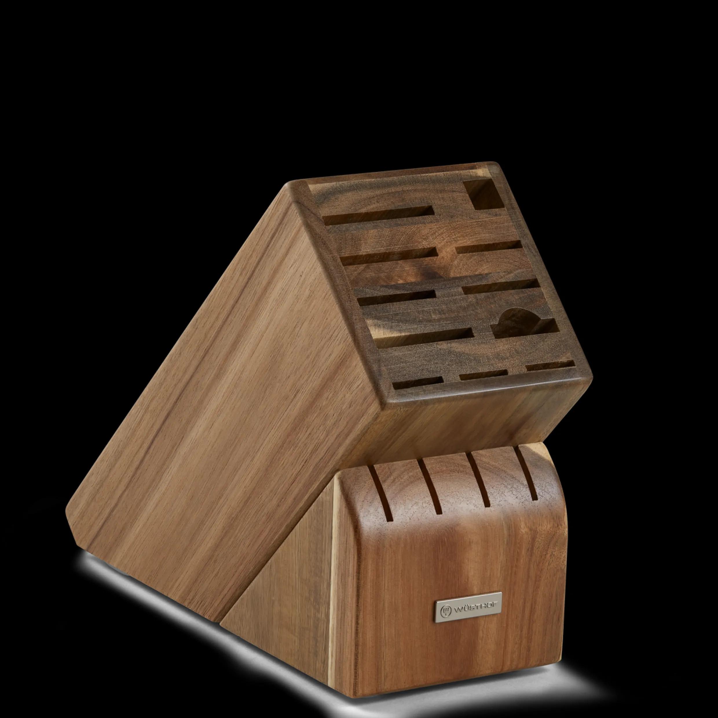 15-Slot Acacia Knife Block