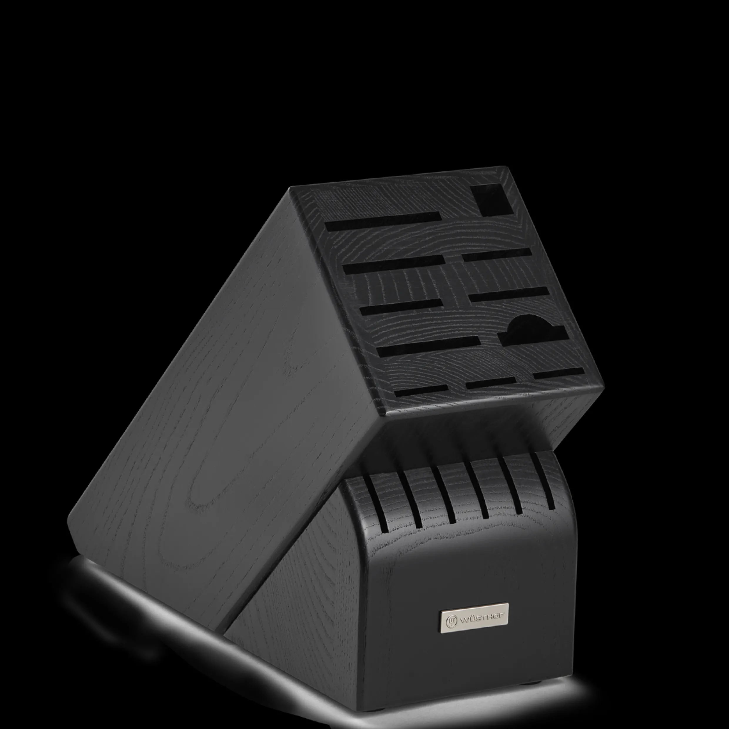 17-Slot Black Knife Block